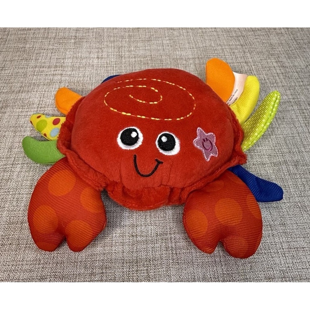 KiddoLab Musical Plush Crab‎ Toy for 3+ Month Old with Nursery Rhymes, New